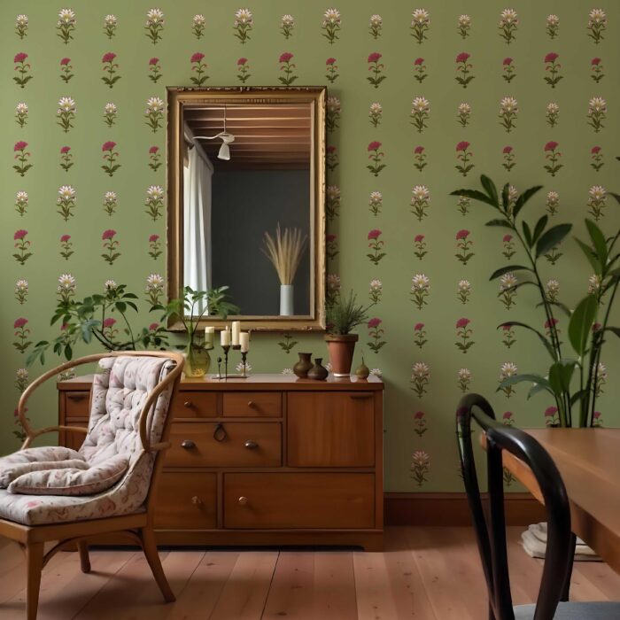 Luxury Blooms (Green)