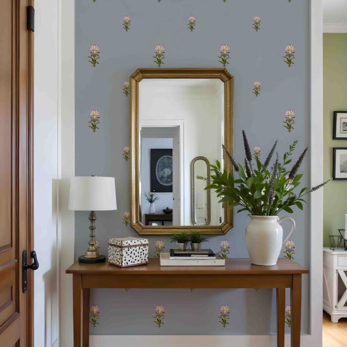 Elegance in White (Blue)