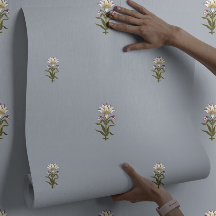 Elegance in White (Blue)